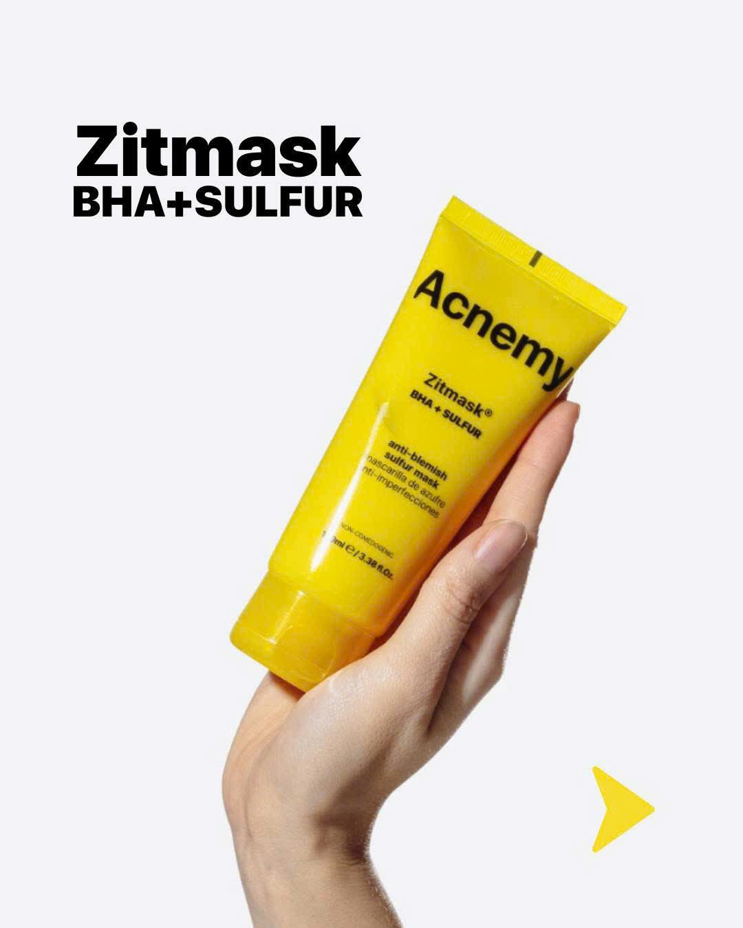 ACNEMY Zitmask Sulfur   BHA 100ml chính hãng Dr.REJU Clinic