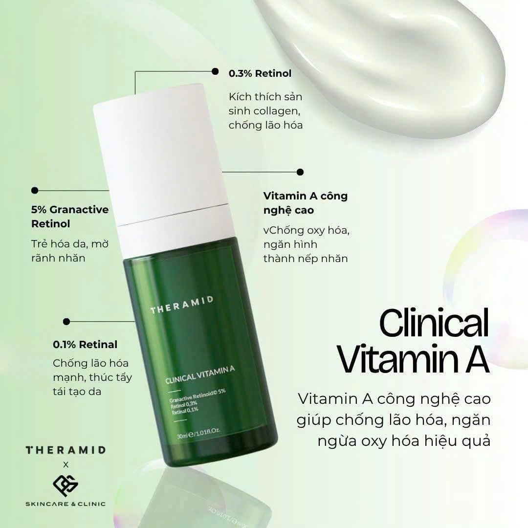 THERAMID Vitamin A 30ml chính hãng Dr.REJU Clinic