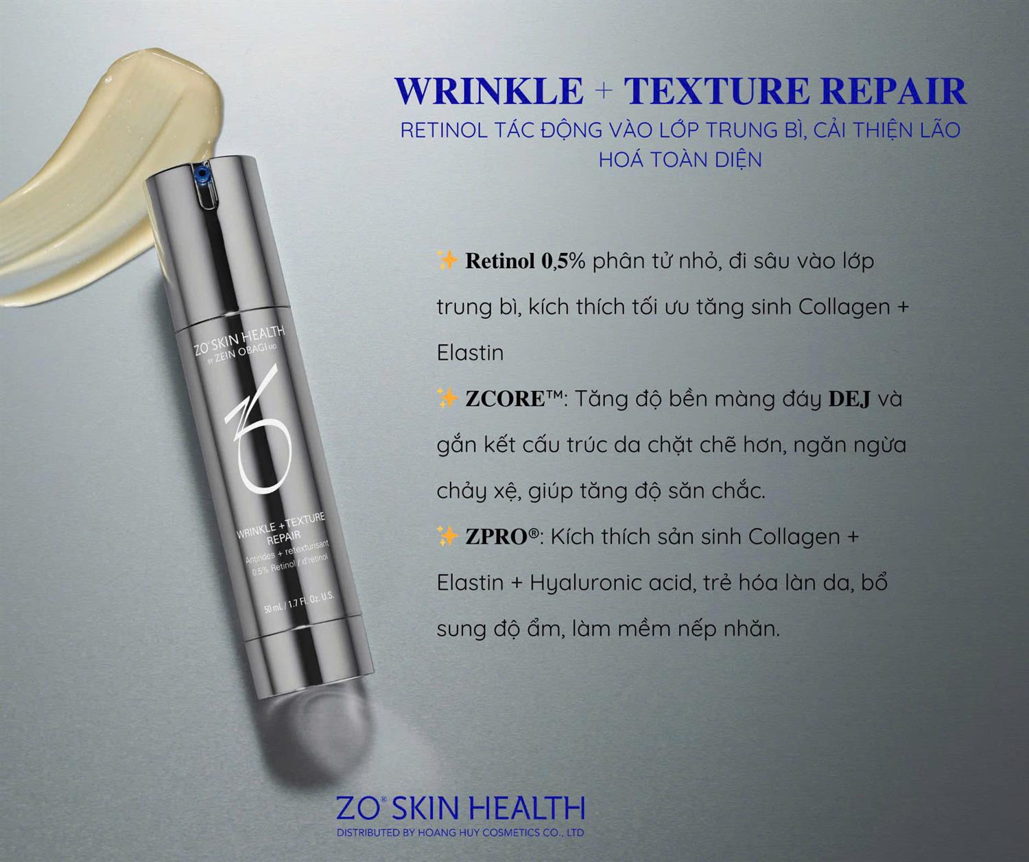 ZO Wrinkle   Texture Repair 30ml chính hãng Dr.REJU Clinic