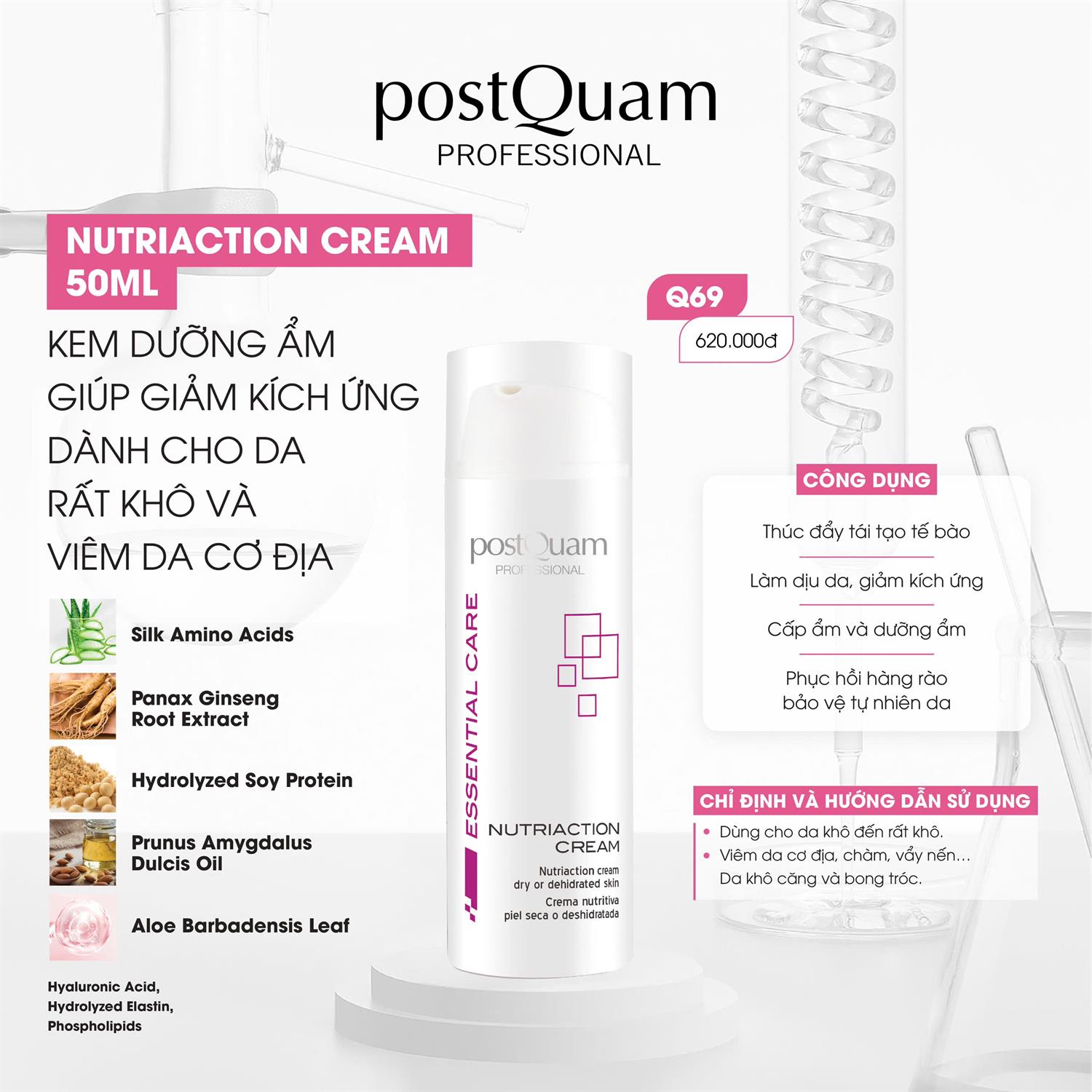 POSTQUAM Nutriaction Cream 50ml chính hãng Dr.REJU Clinic