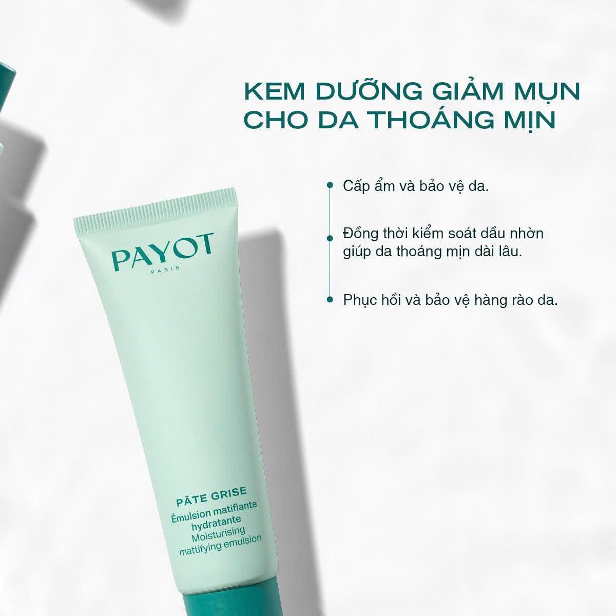 PAYOT Emulsion Dưỡng ẩm kiềm dầu thoáng mịn da 50ml chính hãng Dr.REJU Clinic