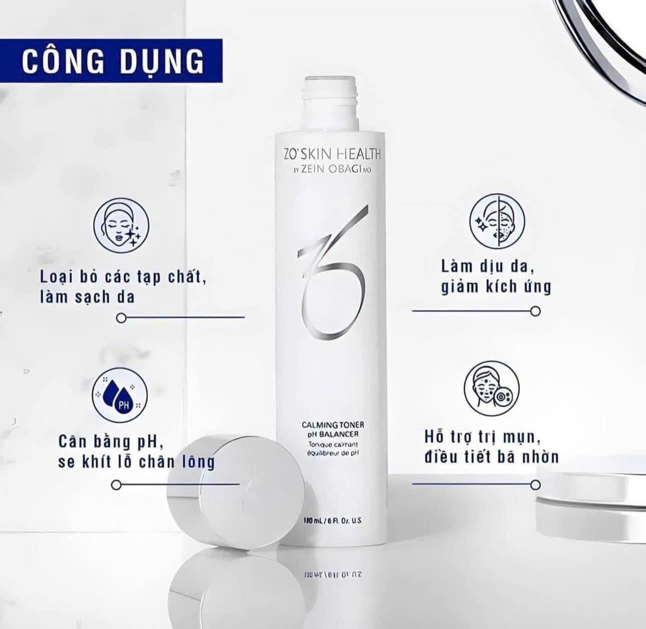 ZO Calming Toner pH Balancer 50ml chính hãng Dr.REJU Clinic