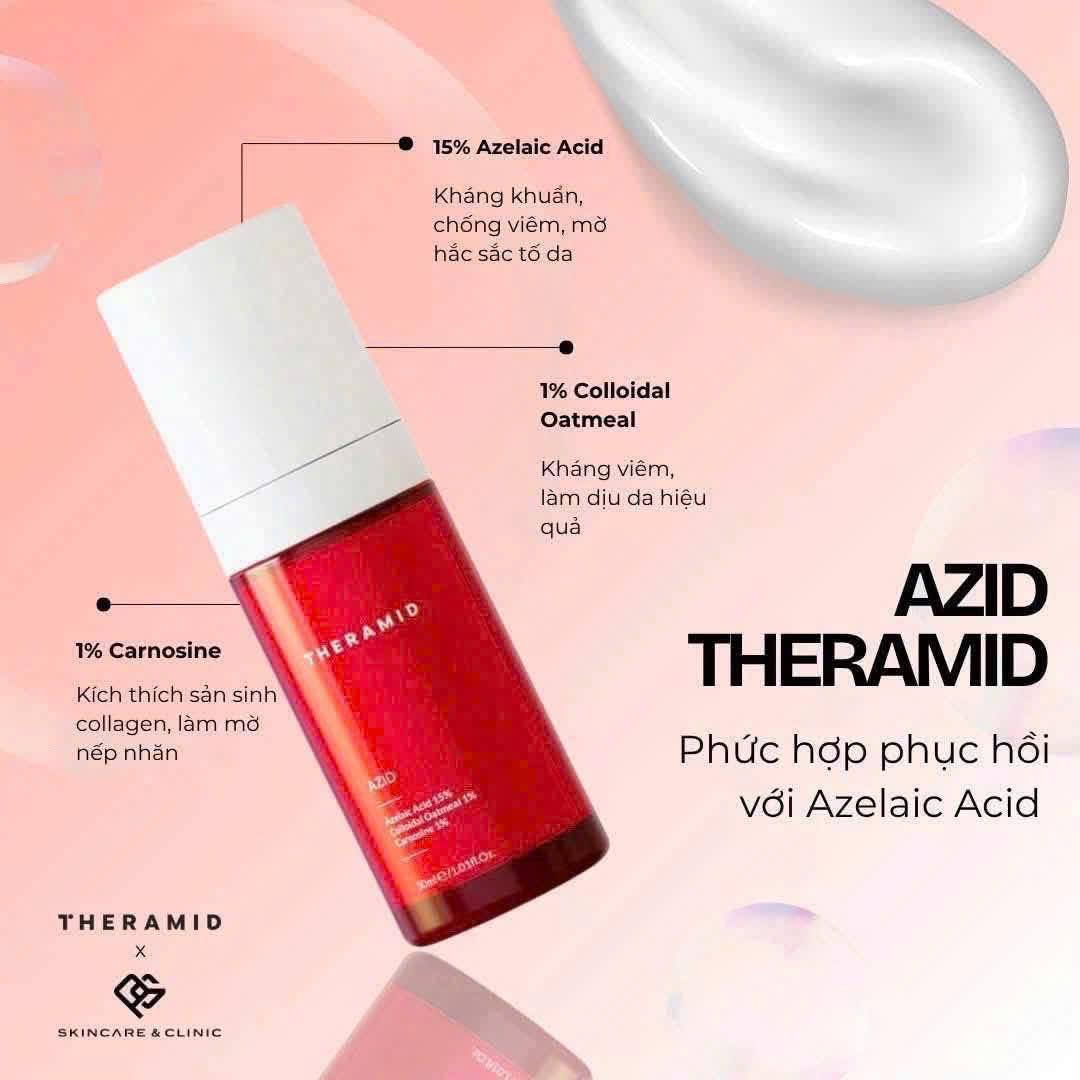 THERAMID AZID 15% Azelaic 30ml chính hãng Dr.REJU Clinic